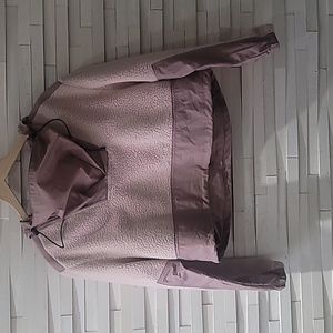 Pink fleece top